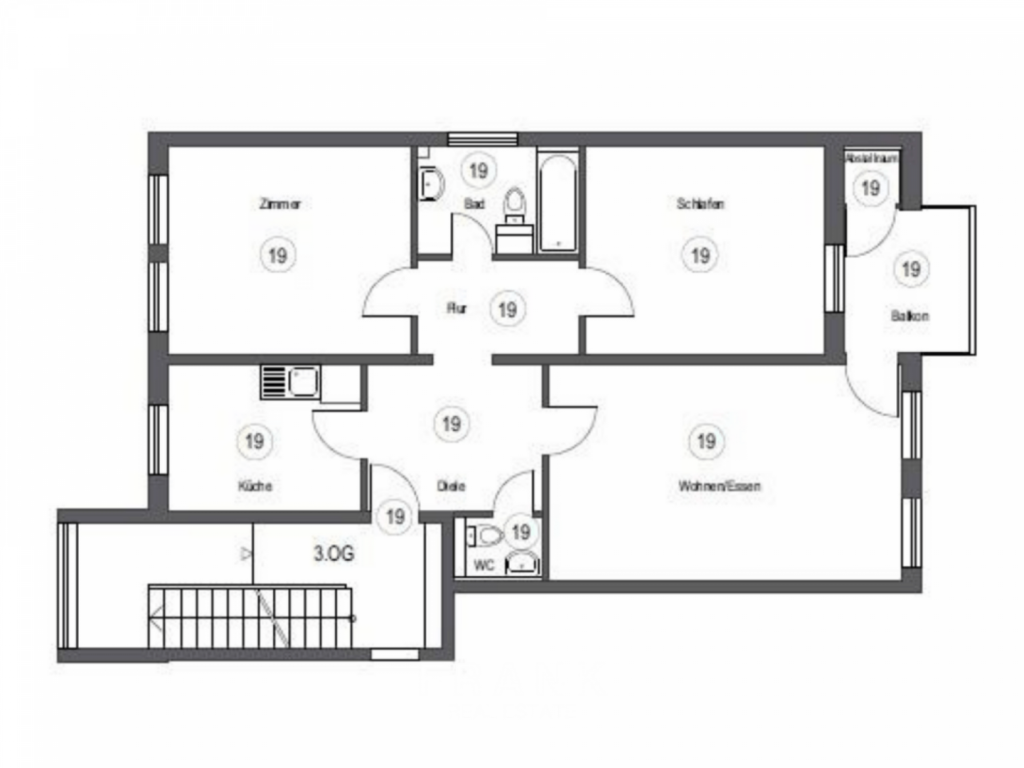 Grundriss - Poppenreuther Str. 5 Fürth